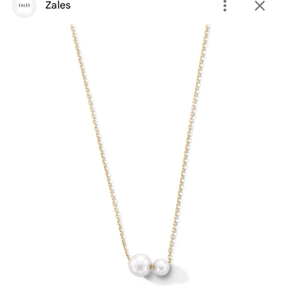 Freshwater Pearl Duo Necklace – Elegant & Timeless